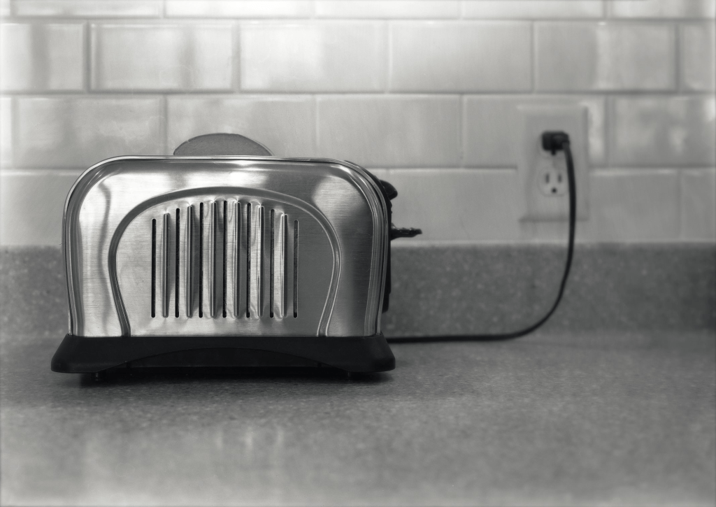 Toaster in Black and White