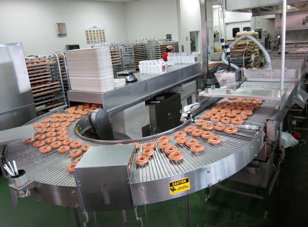 Krispy Kreme Doughnut Production Line
