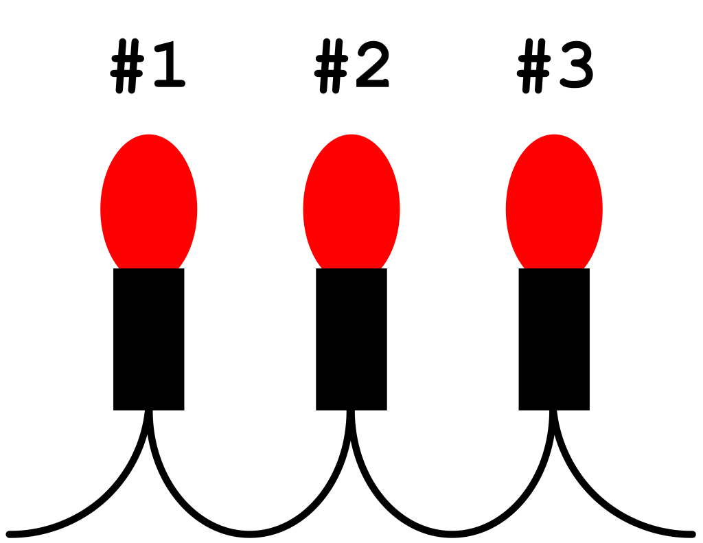 Same Symptom, Different Causes - string of lights