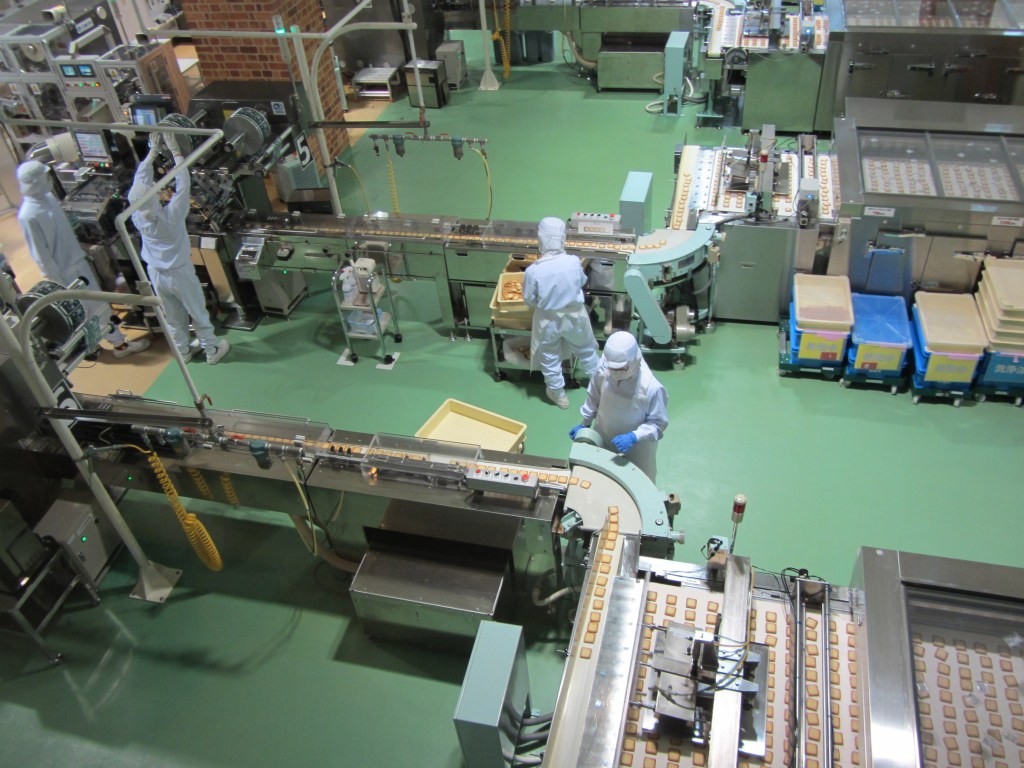 Shiroi Koibito cookie production line - Sapporo, Japan