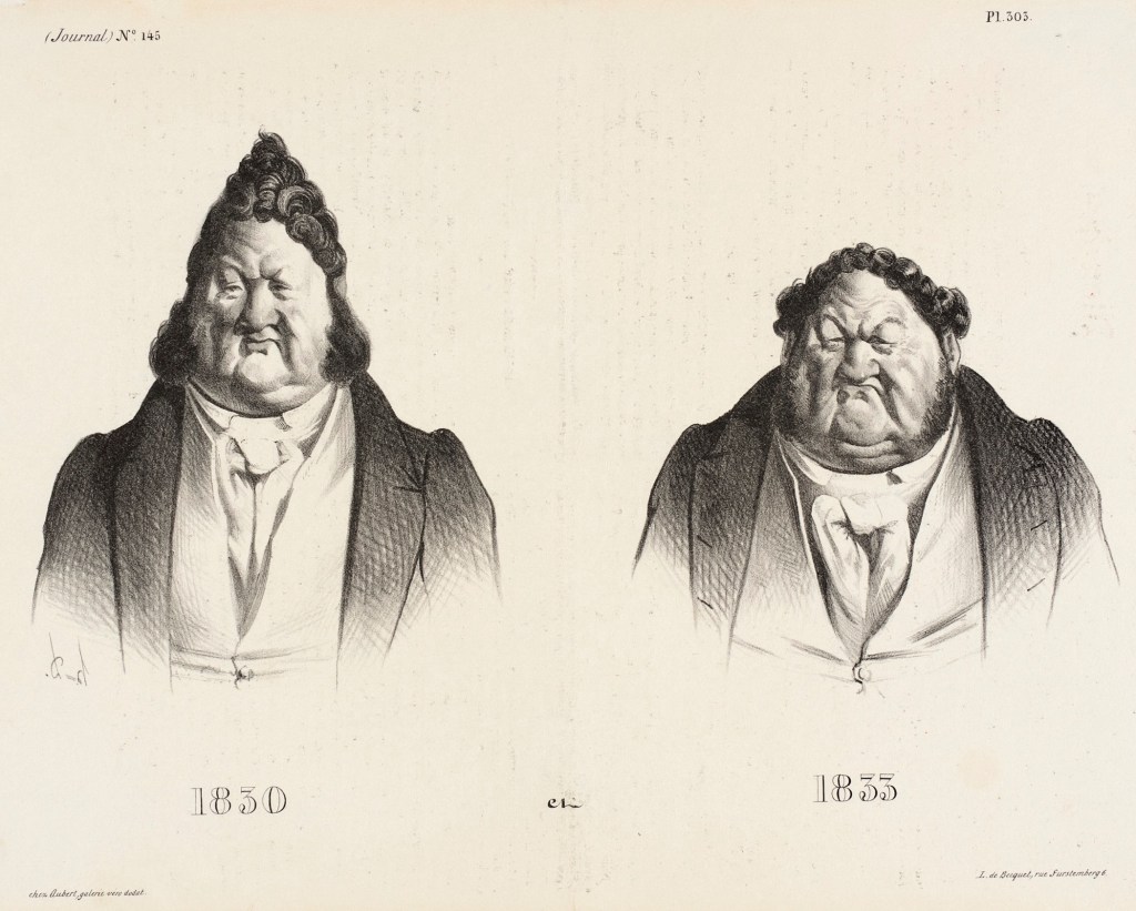 1830 et 1833 - Periodical Le Caricature, 15 August 1833, Honore Daumier (1808-1879)