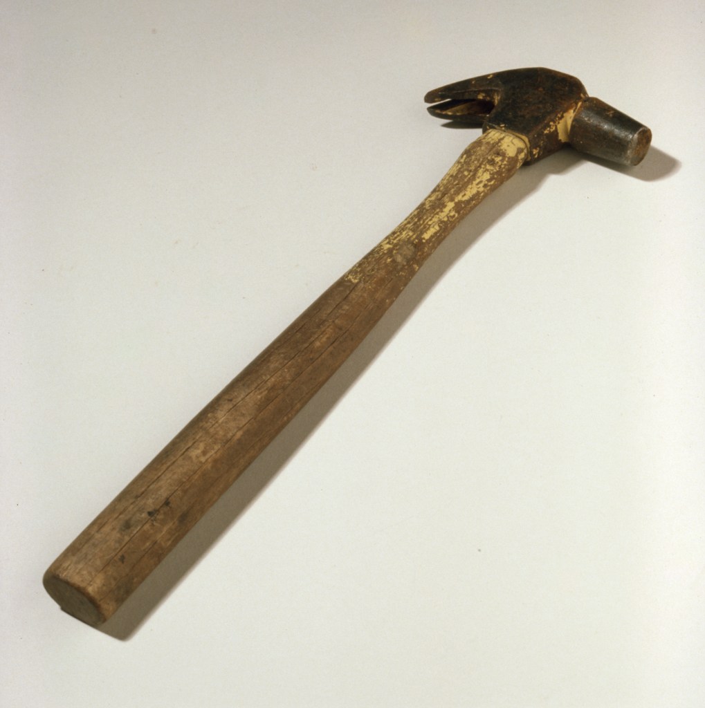 Horseshoeing Hammer - Alfred Harrell - October, 1980 - Library of Congress - Paradise Valley Folklife Project Collection (AFC 1991:021)